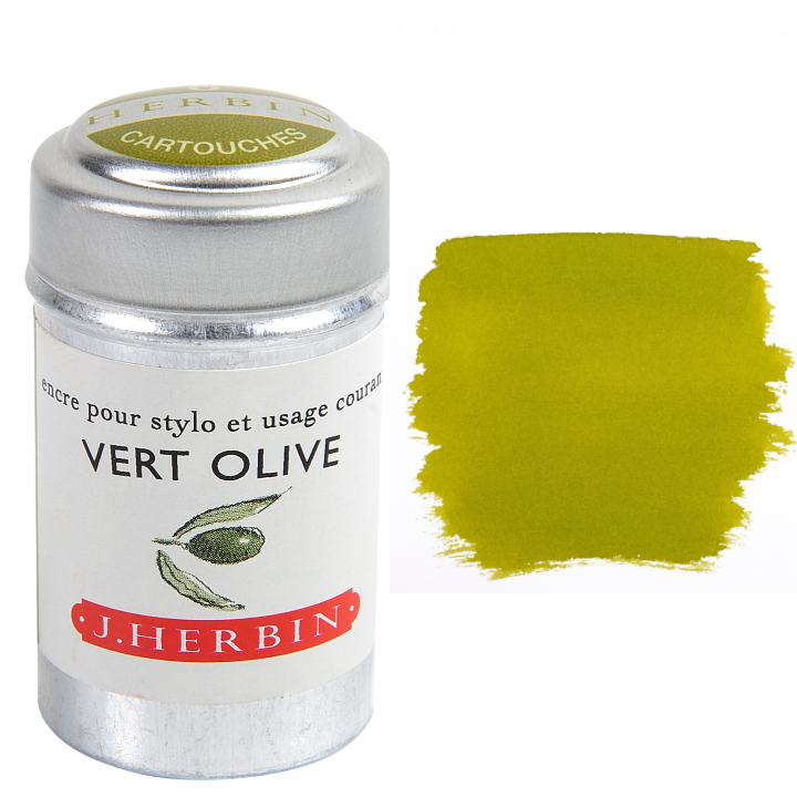 Exaclair - Wholesale Ink Pad - Herbin Fountain Pen Ink Cartridges - Tin of 612