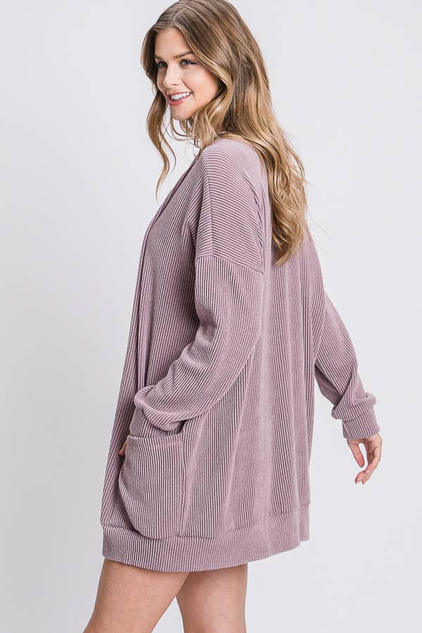 Tres Bien, Inc - Vendita all'ingrosso Cardigan - Donna - CARDIGAN A COSTINE CON TASCHE13