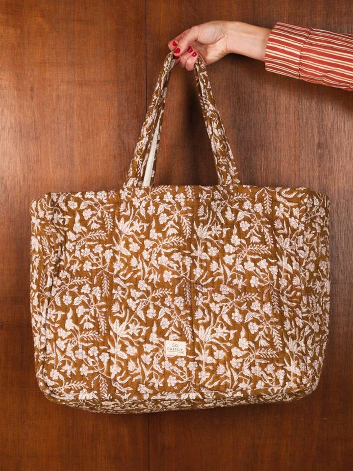 Calcutta Olive Tote Bag for wholesale by SO FAMILY