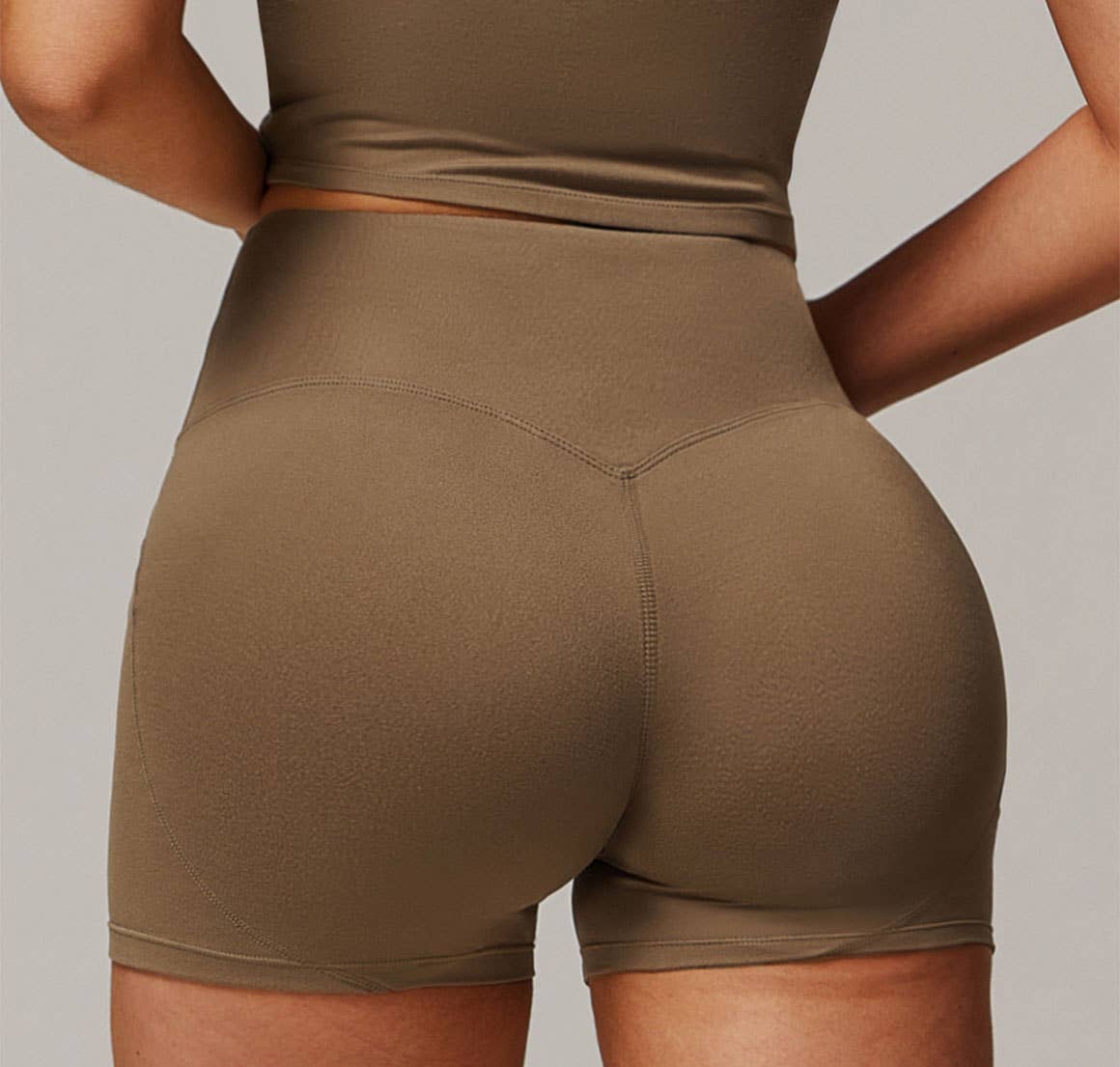 Crave by FW - Wholesale Athletic Shorts - Women's - High Waisted Tummy Control Workout Biker Shorts3