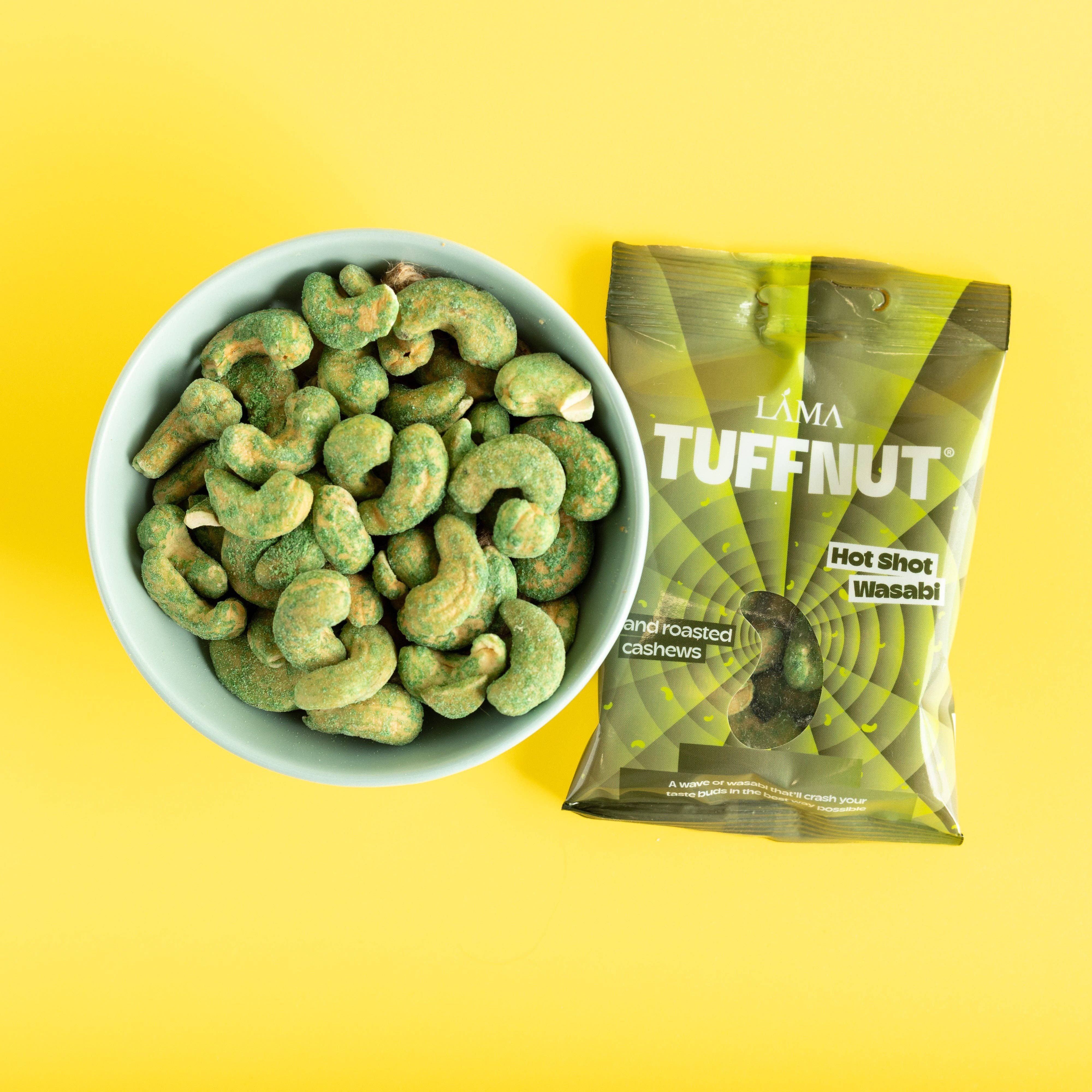 Lama Trading Company LTD – wholesale Nuts – TuffNut Hot Shot Wasabi Hand Roasted Cashews11