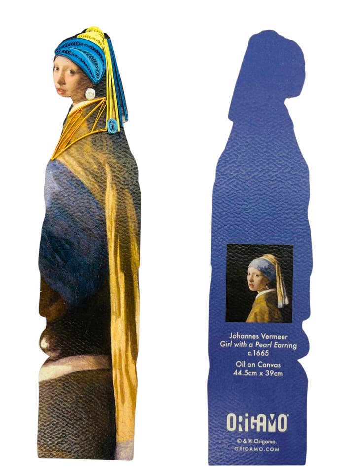 MARQUE-PAGE VERMEER QUILLING ORIGAMO pour la vente par Notes & Queries, Inc.
