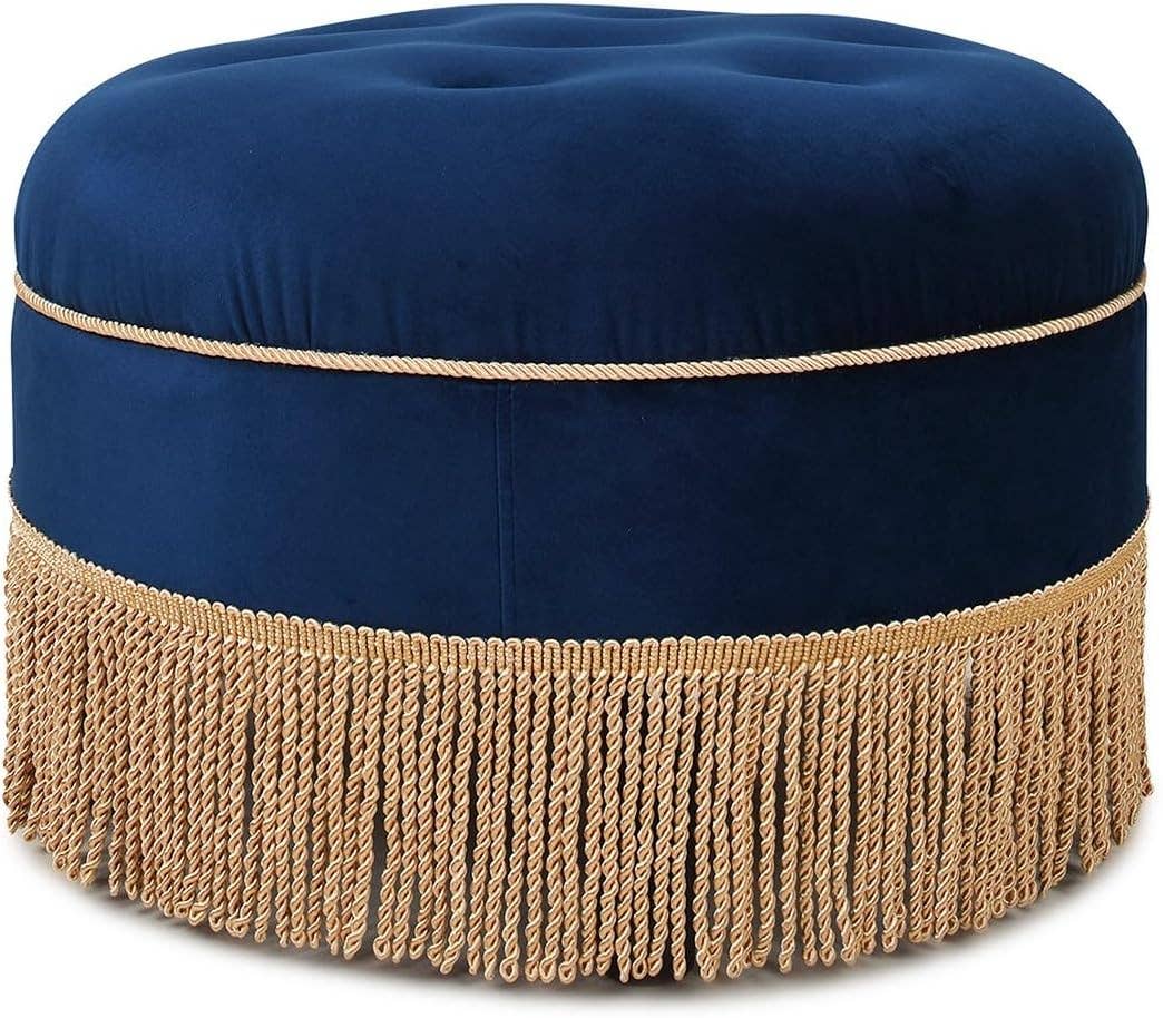 Jennifer Taylor Home - Wholesale Ottoman - Yolanda 24" Round Upholstered Accent Ottoman29