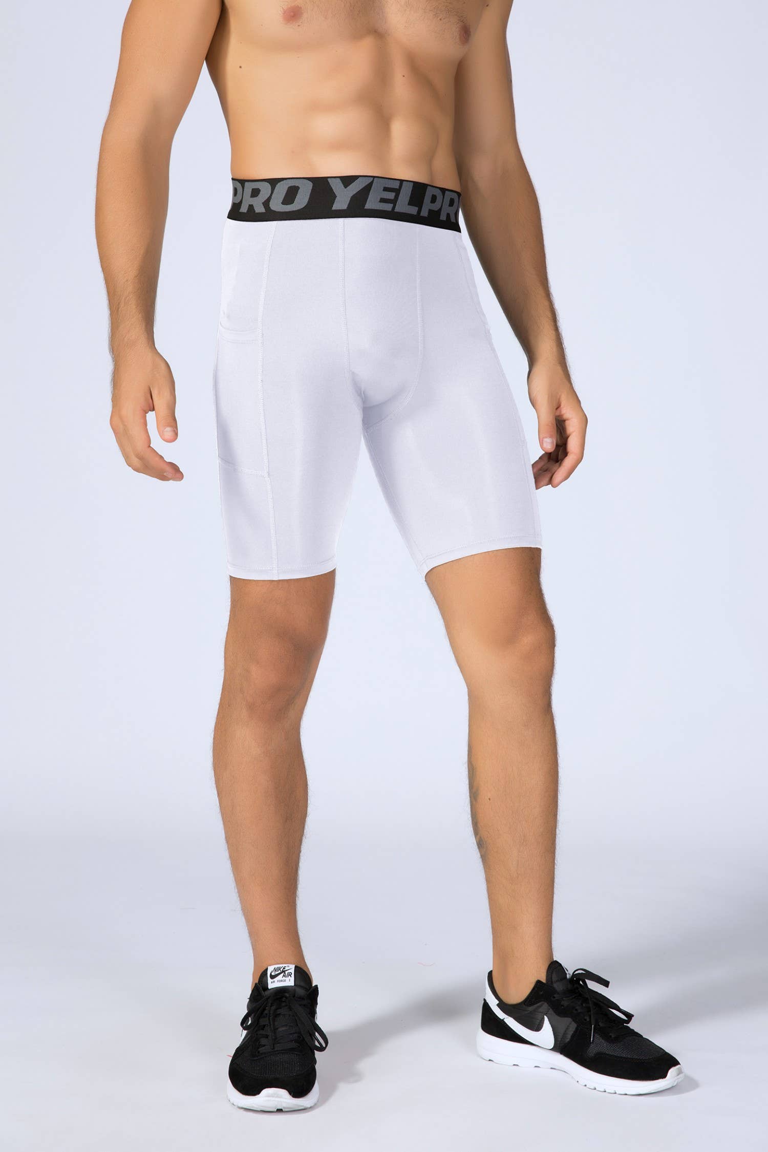 Active by Anna-Kaci - Venta al por mayor Pantalones cortos deportivos - Hombre - Pantalones cortos de compresión para hombre con cintura ancha16