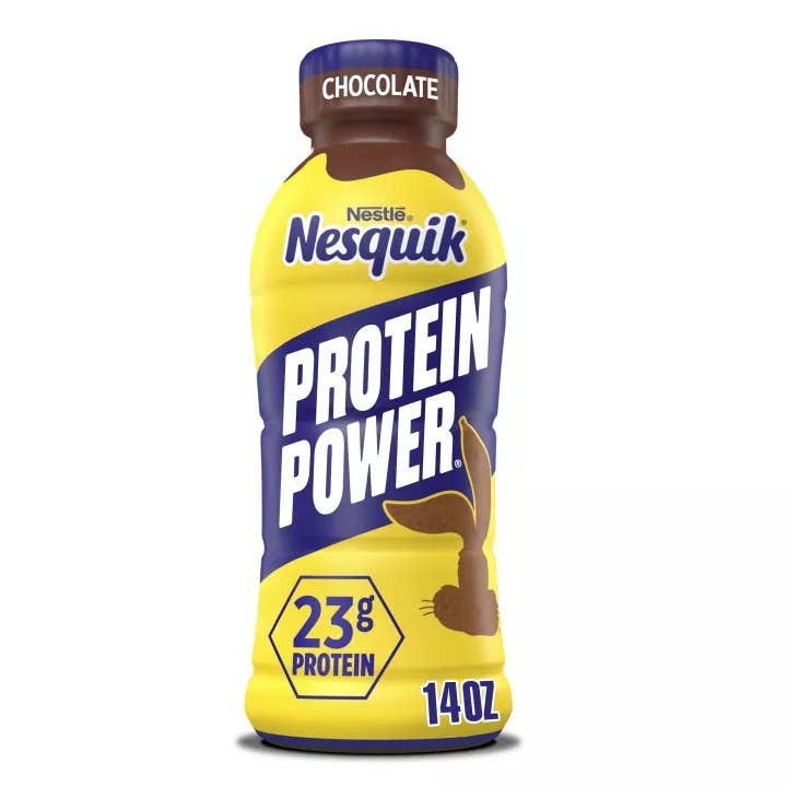 Oasis Snacks - Vente Poudres protéinées/superaliments - Boisson lactée au chocolat Nesquik PROTEIN POWER, 14 oz0