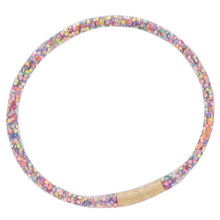 Kids Multi Confetti Tube Circles Bracelet for wholesale by Jane Marie