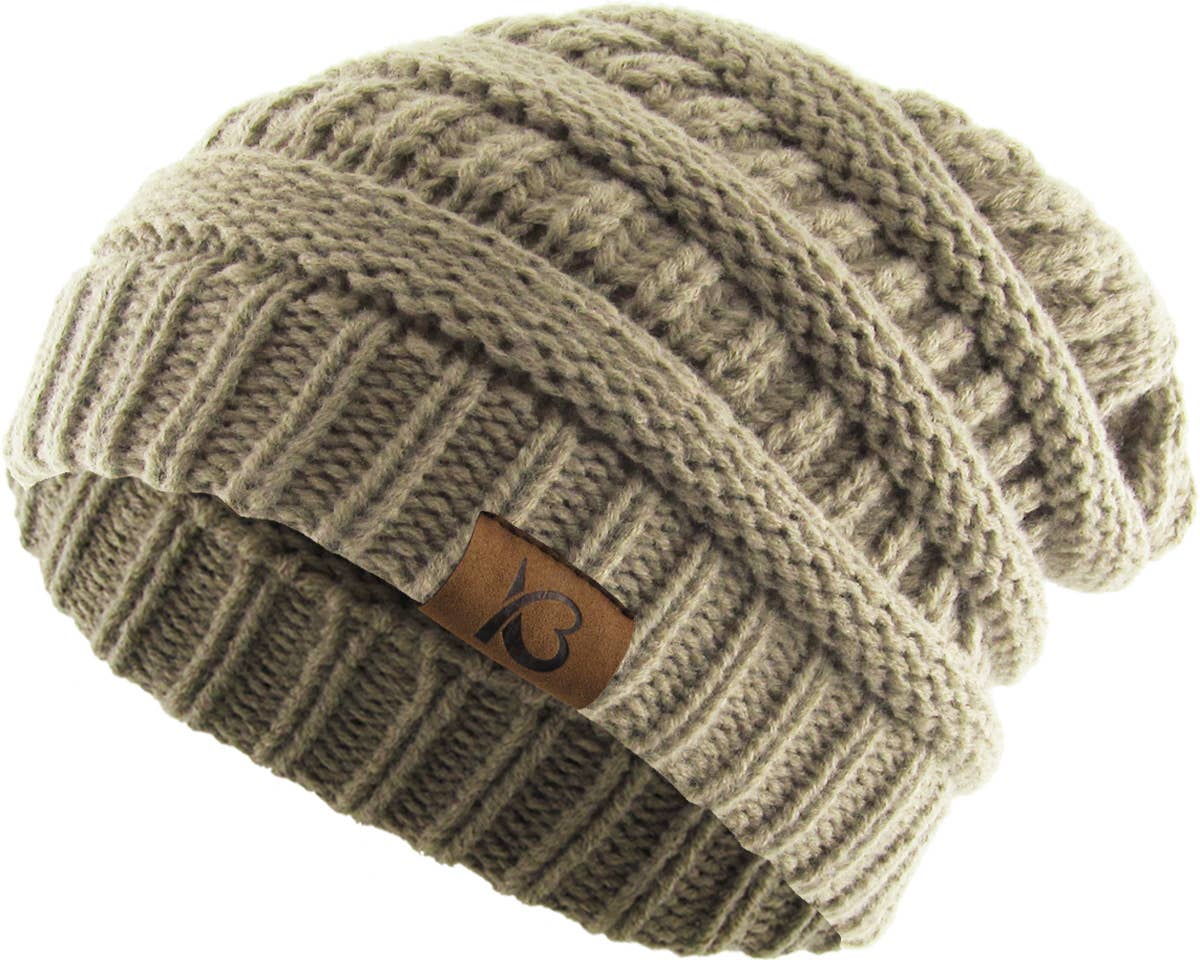 KBETHOS - Wholesale Beanie - Women's - Cable Knit Ribbed Beanie5