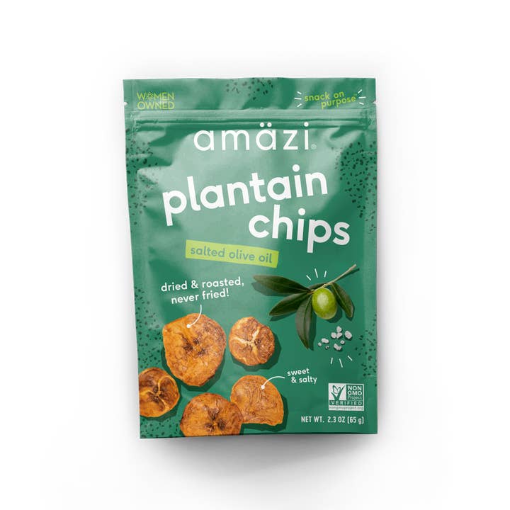 Salted Olive Oil Plantain Chips for wholesale by Amazi