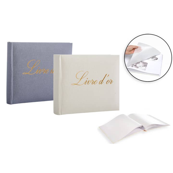Livre D'Or 30pages Couv.Texturée+Coll.Libre pour la vente par CP INTERNATIONAL