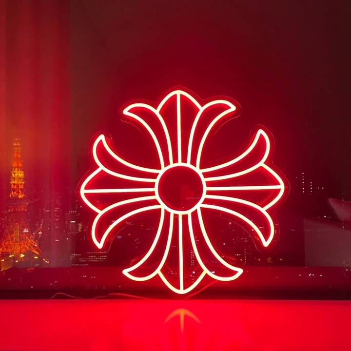 Korsmotiv neonskilt for engroshandel hos Aoos Custom