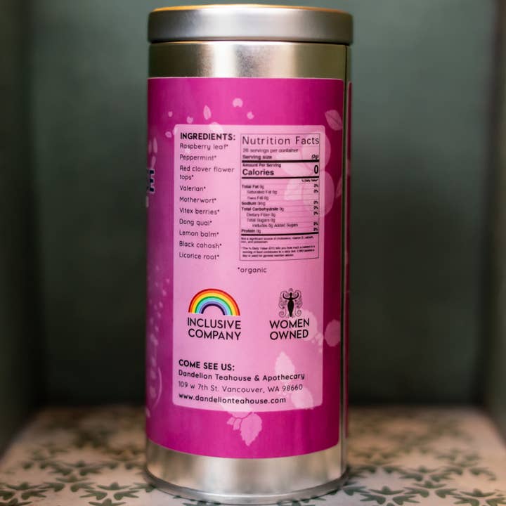 Dandelion Teahouse and Apothecary - Wholesale Health/Detox Tea - Menopause Herbal Tea Blend1