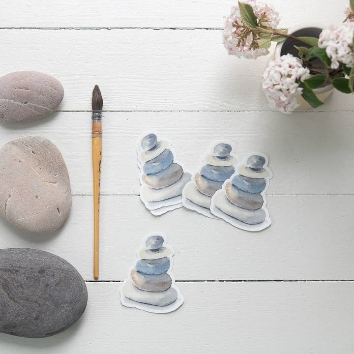 Finding Silver Pennies - Wholesale Sticker - Beach Rocks Sticker