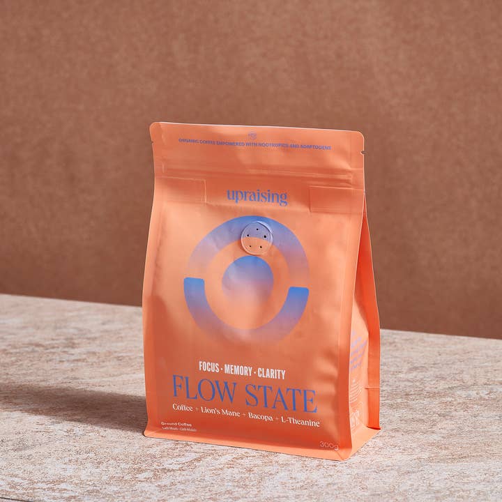 Upraising - Wholesale Ground Coffee - Flow State ground coffee with Lion's Mane mushroom