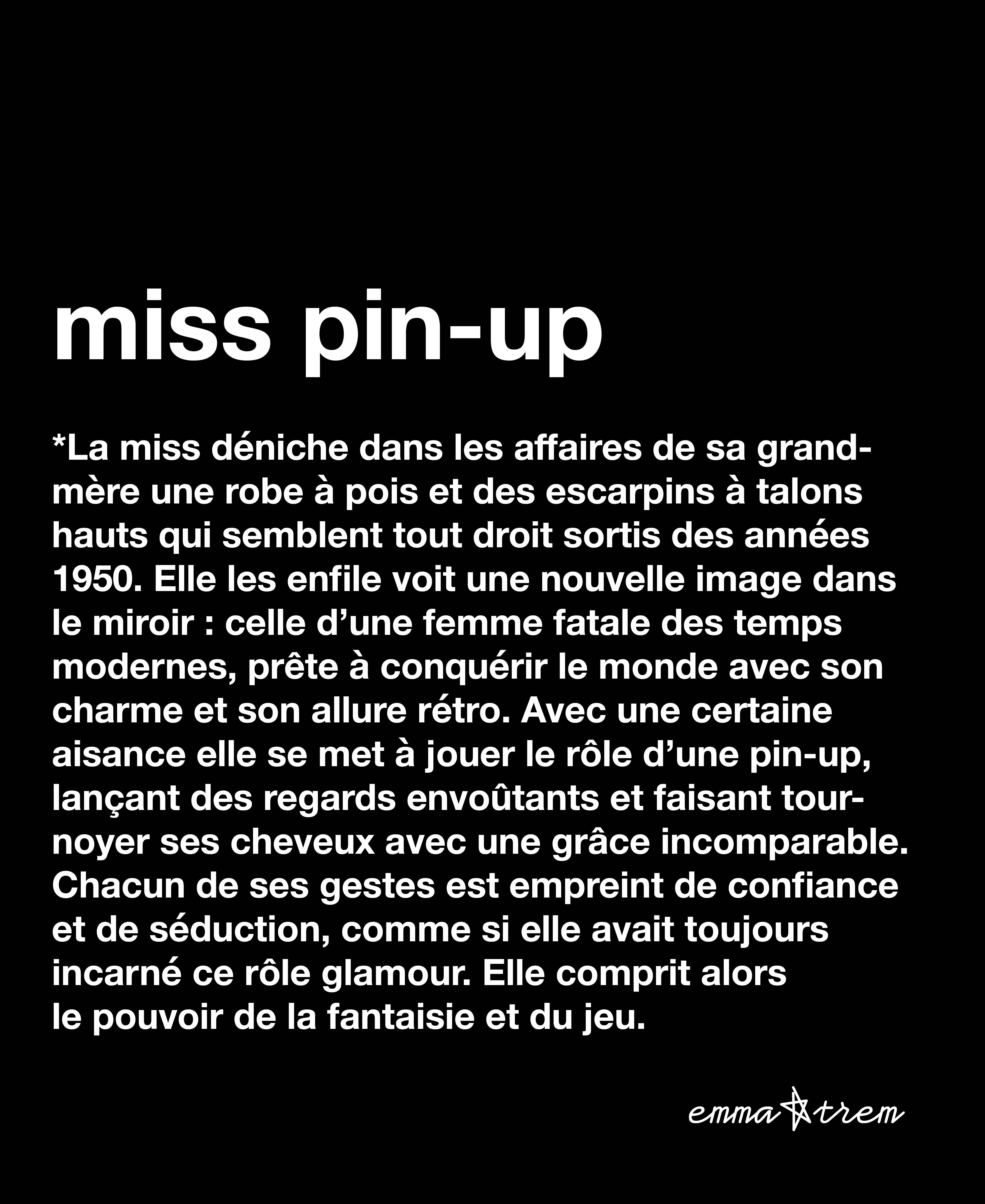 Emma Trem - Wholesale Poster - Poster - Miss Pin-Up3