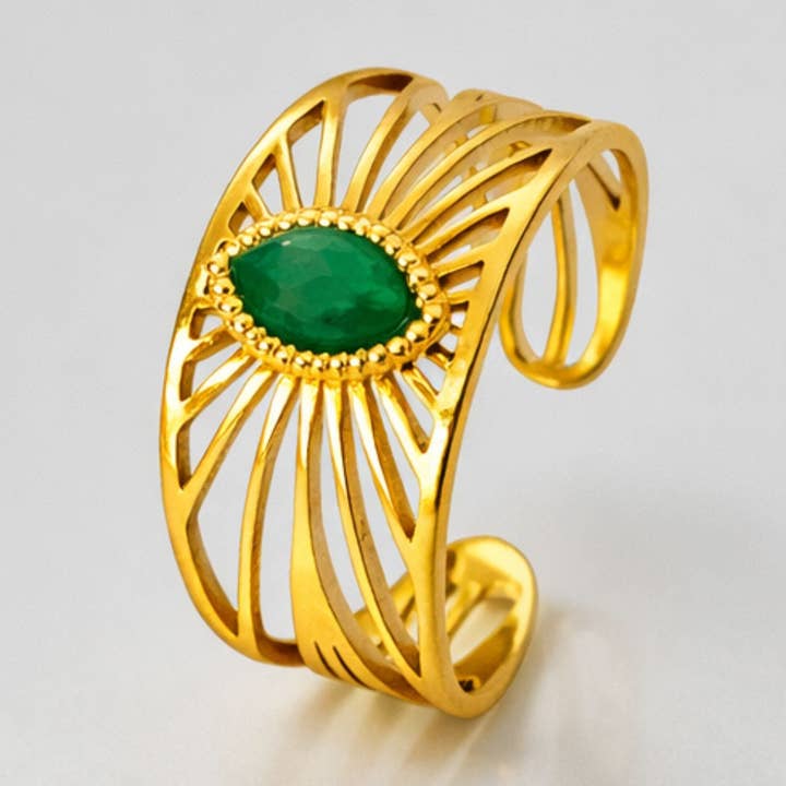 Brigitte-Ring für den Großhandel von Poudre Bijoux