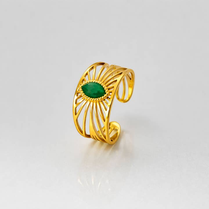 Brigitte-Ring für den Großhandel von Poudre Bijoux