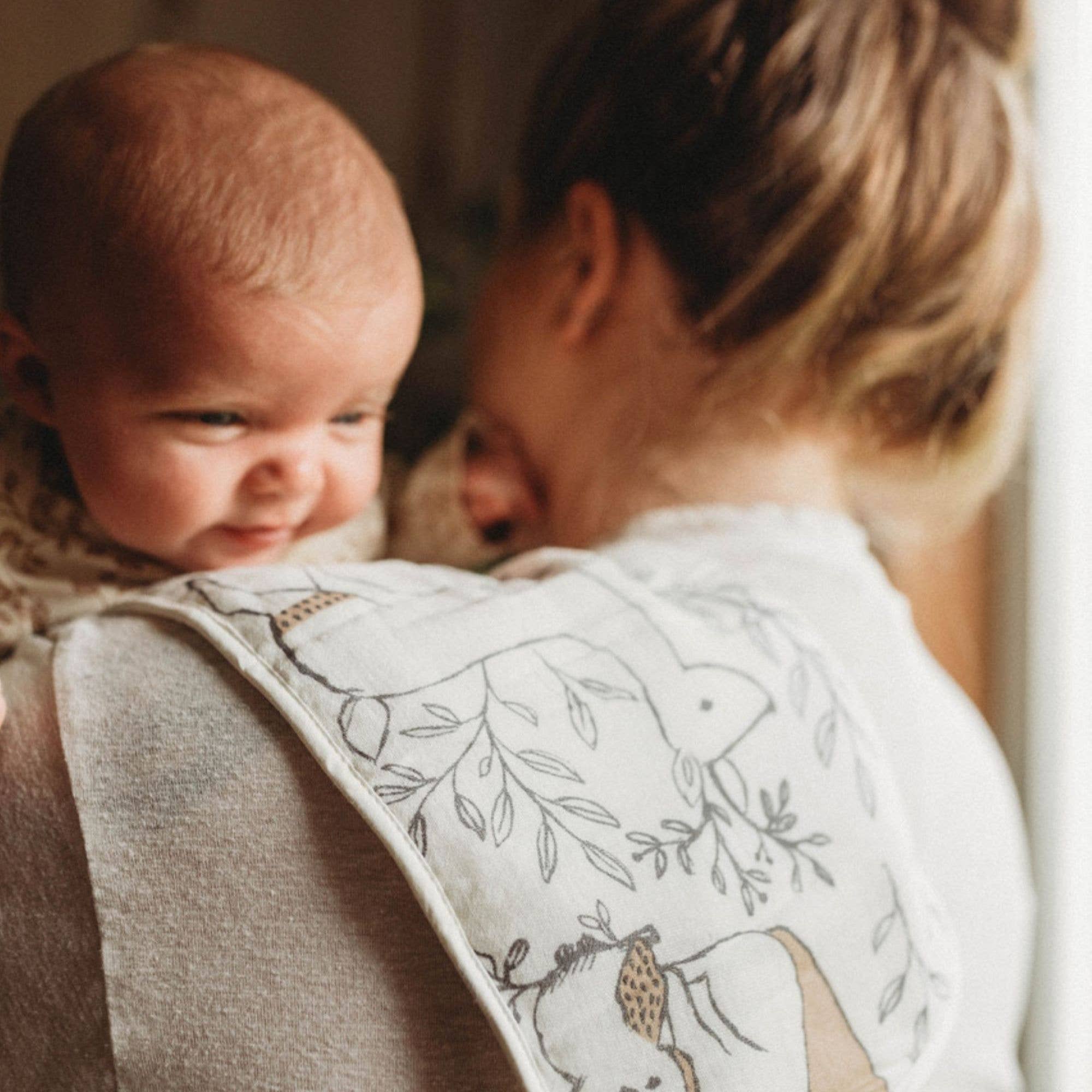 Crane Baby - Wholesale Burp Cloth Set - Baby - Ezra 3-Pc. Burp Cloths6