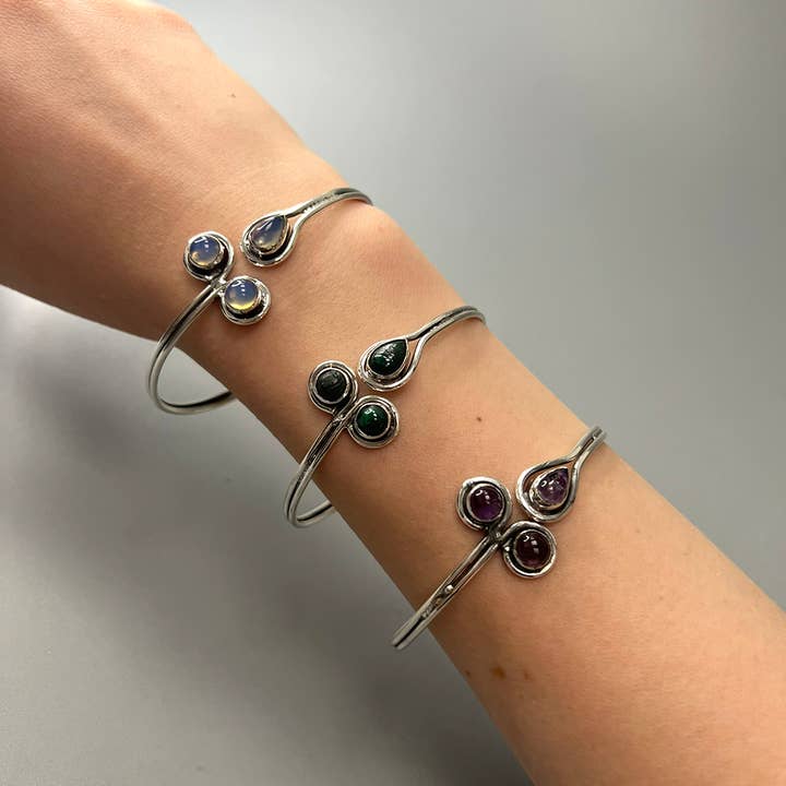 VIE - Wholesale Cuff Bracelet - Silver Plated Adjustable Cuff Bangle68