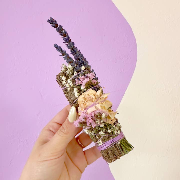 The 12th Moon - Wholesale Sage Bundle - LAVENDER THYME Bundle - Smoke Cleansing - Smudge0