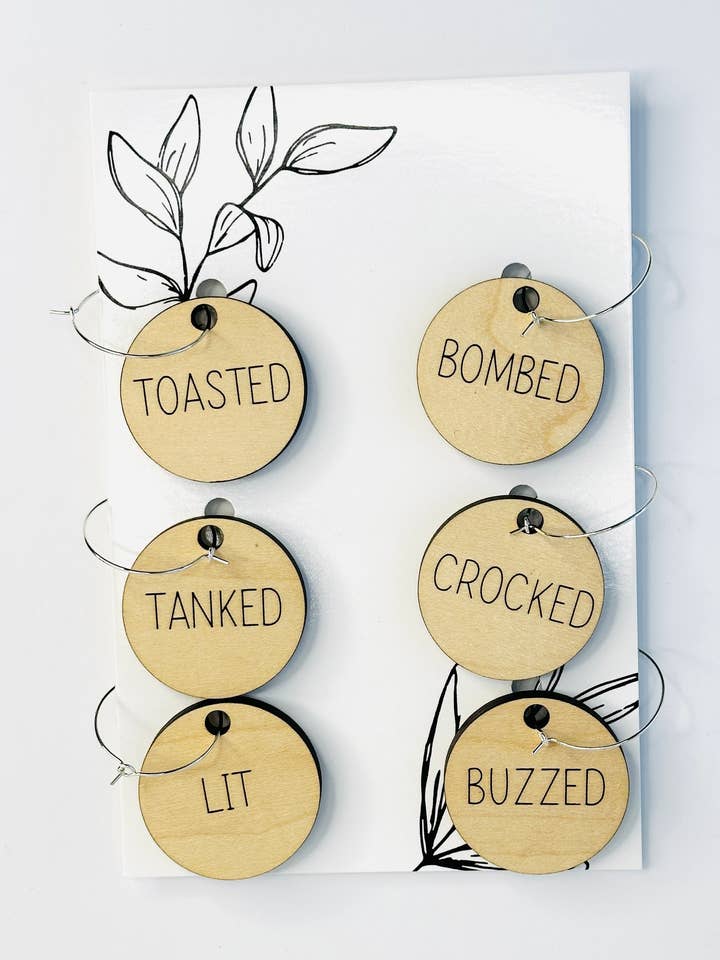 Wine Glass Charms, Wine Accessories, Party Supplies for wholesale by Falcon Ridge Designs LLC