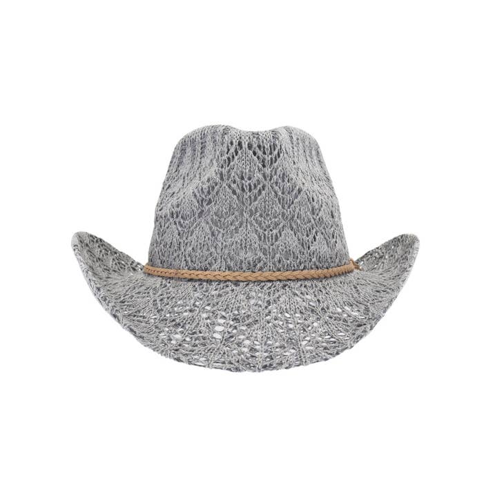 C.C Beanie - Wholesale Cowboy Hat - Women's - Tahoe C.C Horseshoe Lace Knit Cowboy Hat CBC0136