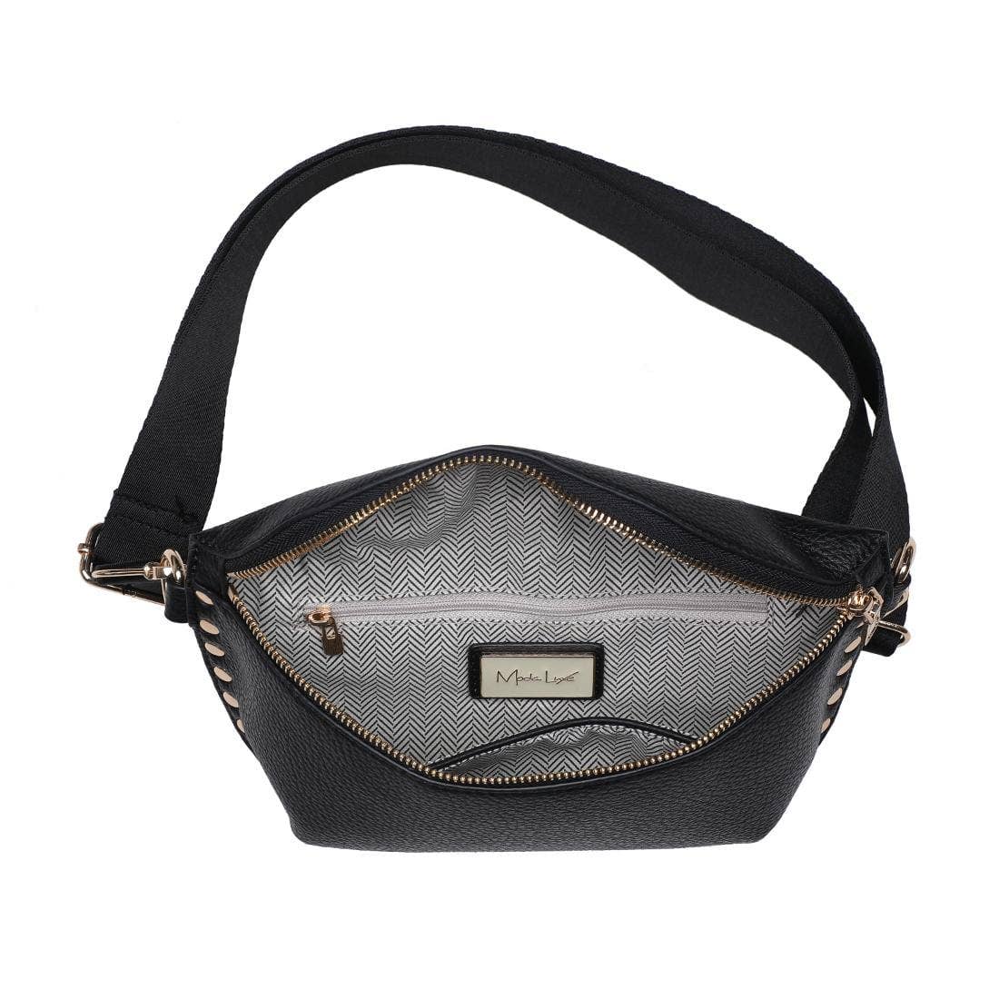 MiMi Wholesale - Wholesale Belt Bag - Women's - 36248ML Studded Fanny Pack/Sling Bag5