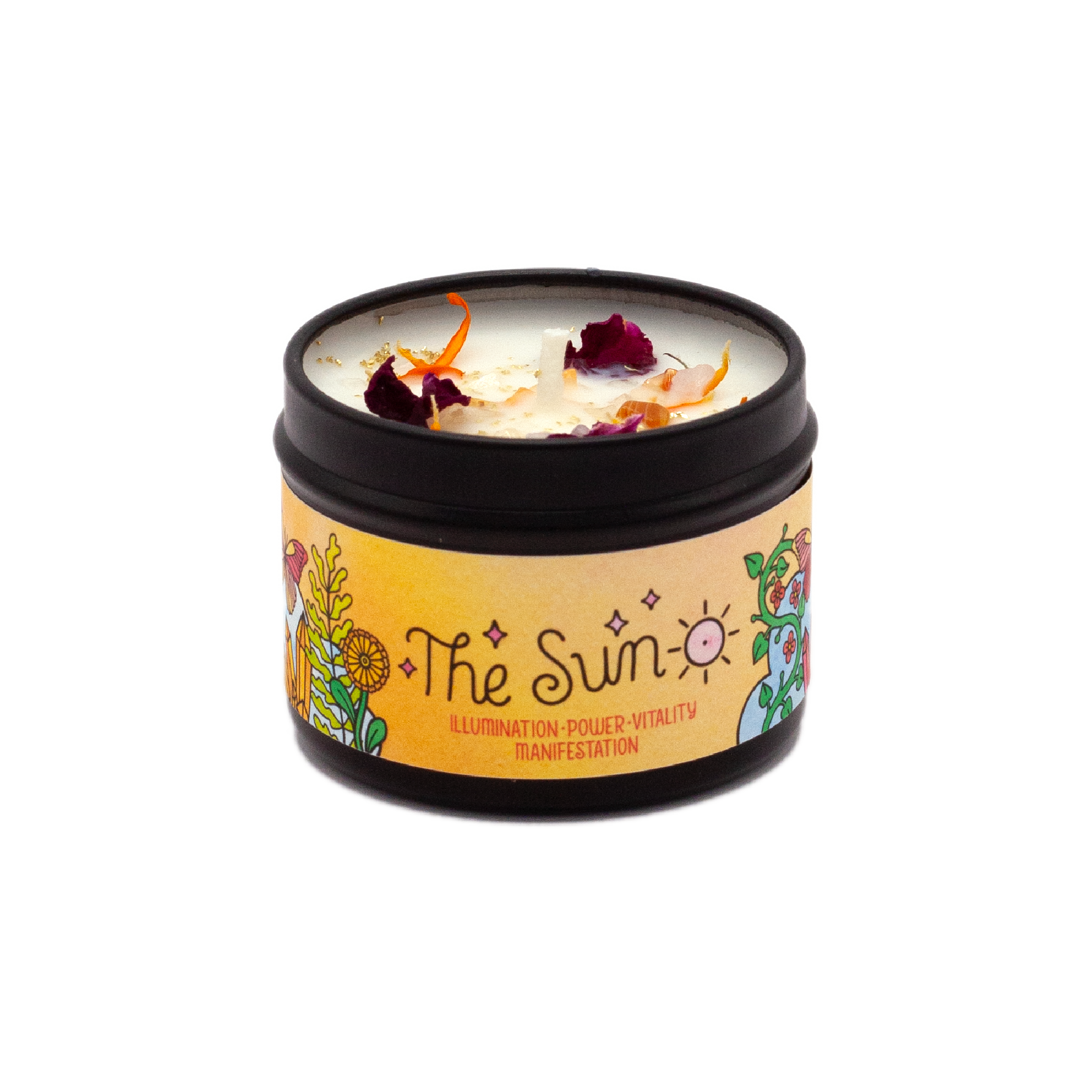 Rachel Beyer - Wholesale Travel Candles - The Sun Aromatherapy Soy Candle - Orange Floral1