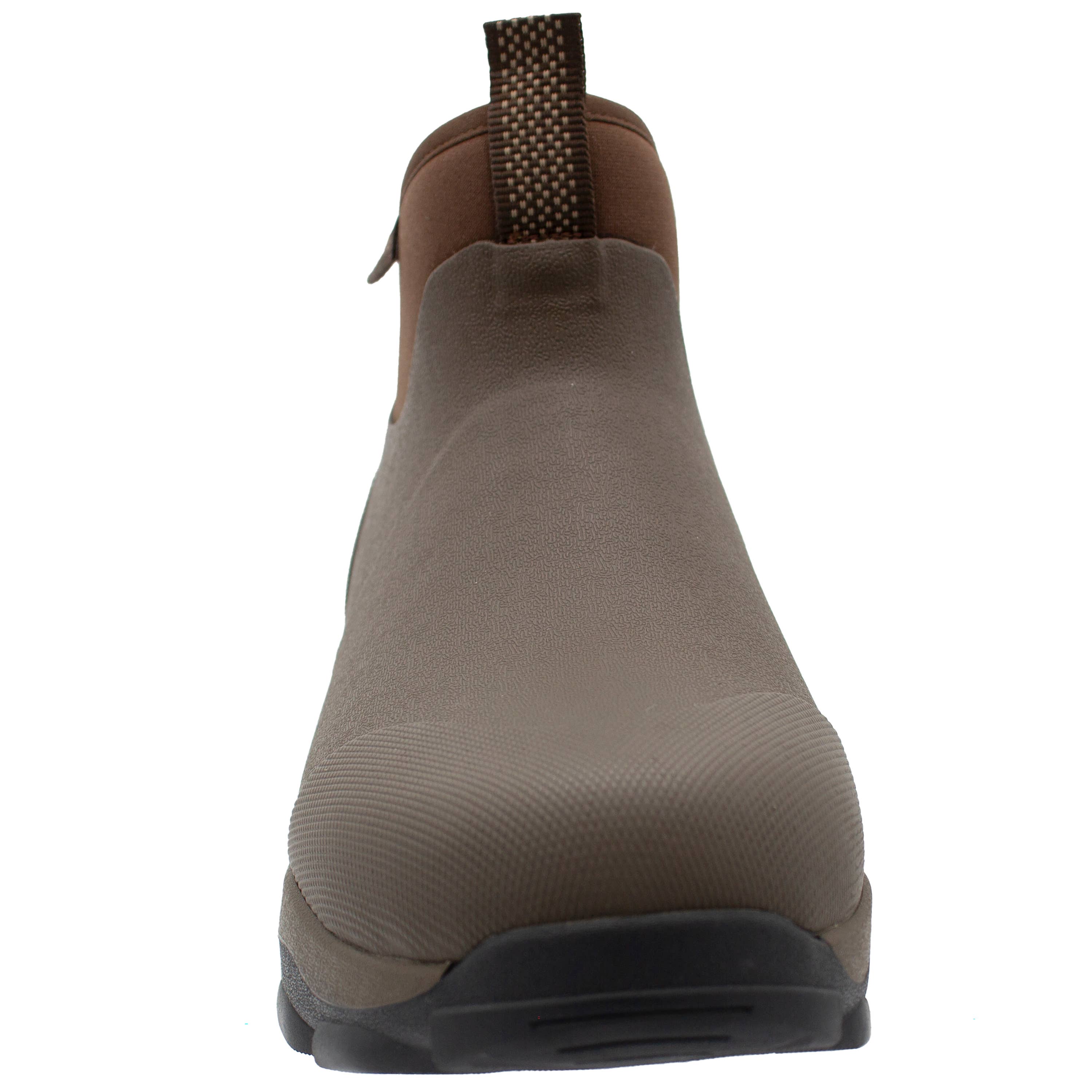 Dark Brown Men's Hartline Waterproof Neoprene Slip-On All-Weather Boot for wholesale on Faire2