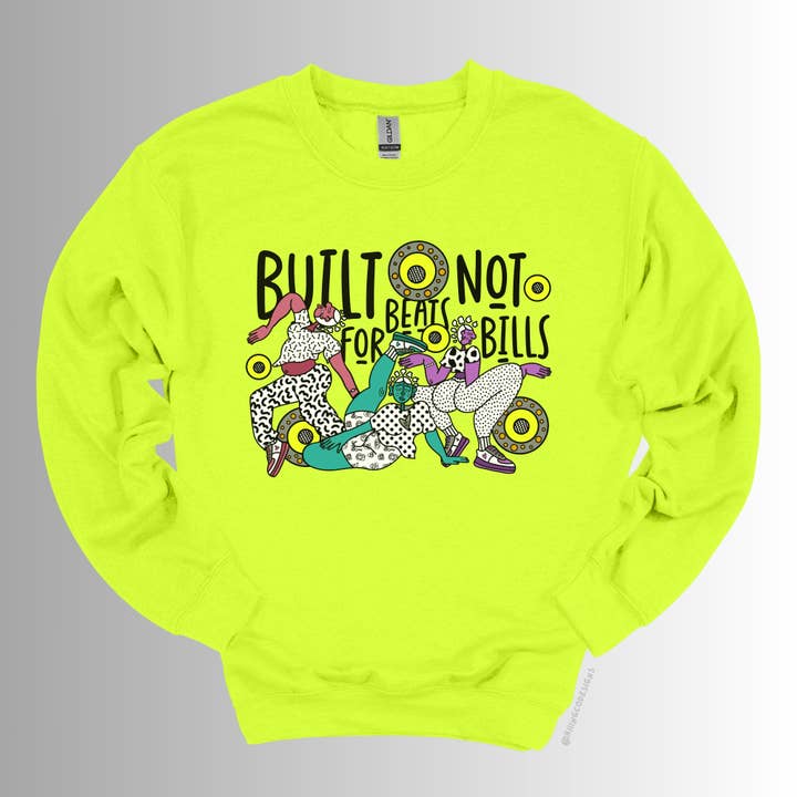 Kiiing & Co. Designs - Wholesale Graphic Sweatshirt - Unisex - Build For Beats Sweatshirt1