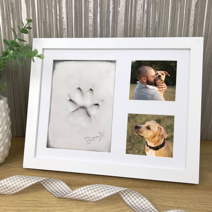 The Lovely Gift Group - Wholesale Picture Frame - Paw Print Clay Mould & Photo Frame Kit