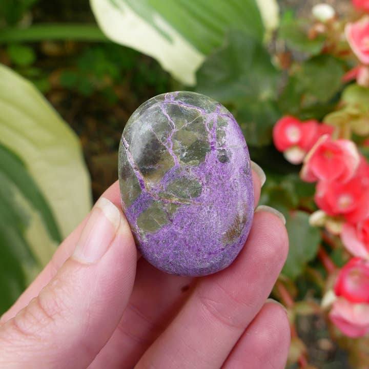 The Healing Sanctuary - Wholesale Spiritual Stone/Crystal - Stichtite Worry Stones2