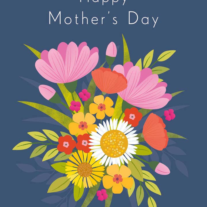 Klara Hawkins - Wholesale Mother’s Day card - Vibrant Floral Bouquet | Flowers Mother's Day Card3