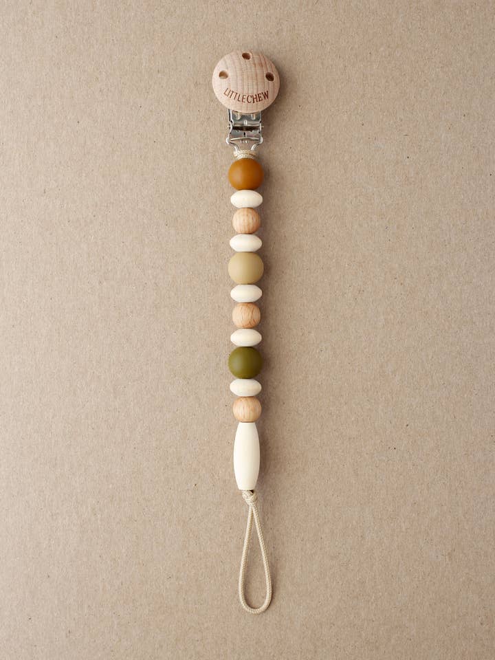Pacifier Clip - Omar | Fall for wholesale by Little Chew