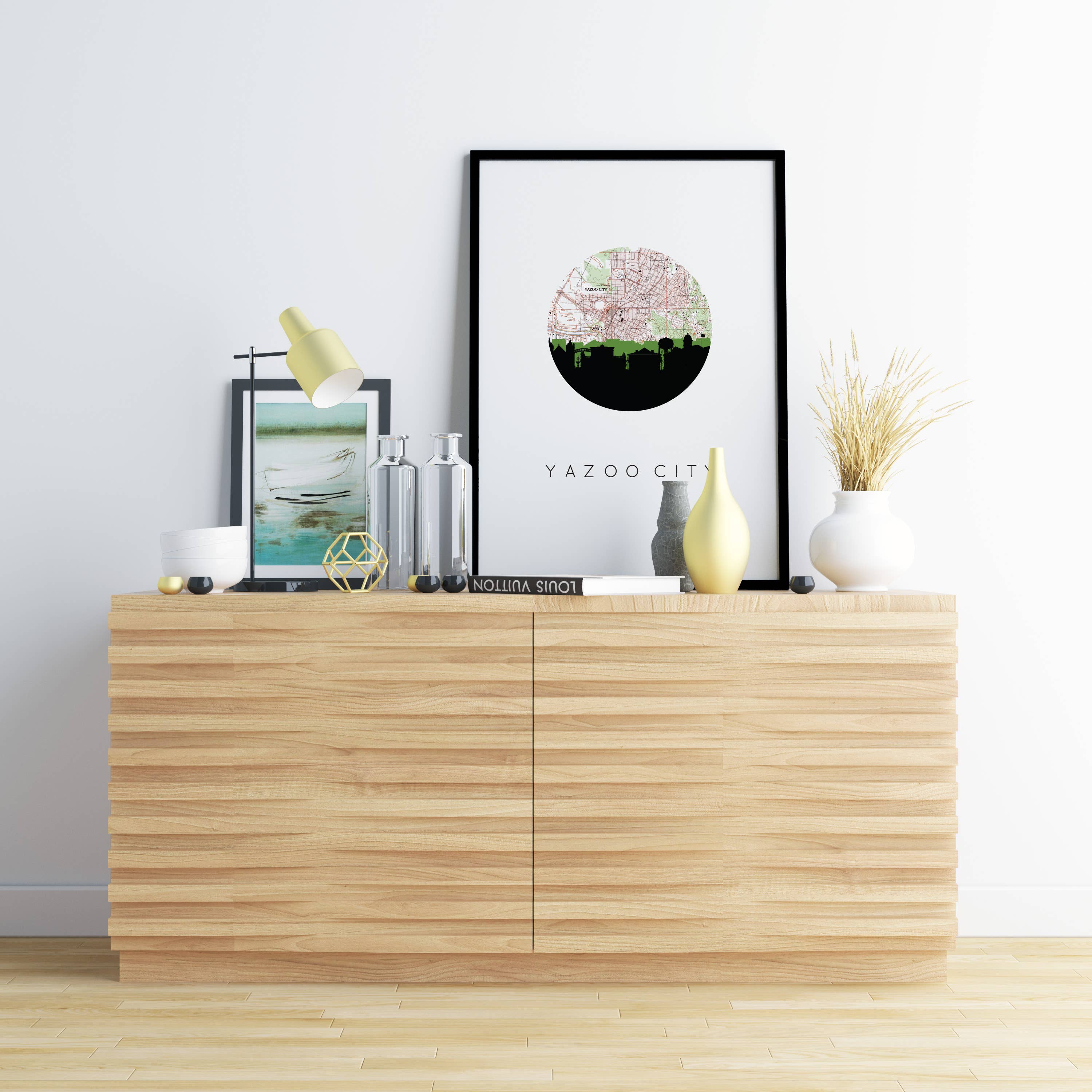 Paperfinch Design - Wholesale Art Print - Mississippi City Skyline Art Print | Multiple Cities2