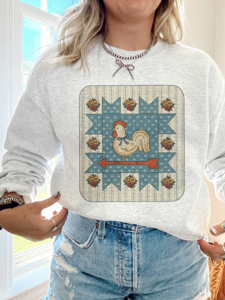 CHICKEN ON A ROOF for wholesale by The Walking A