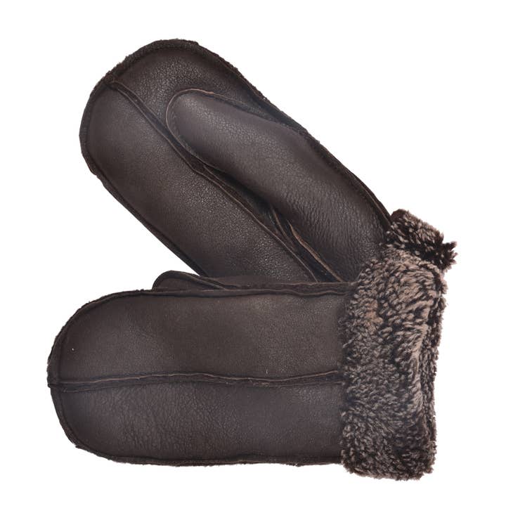 Owen Barry Ltd - Wholesale Mittens - Women's - Shearling Mittens | Split Palm Sheepskin | M02 Mittens