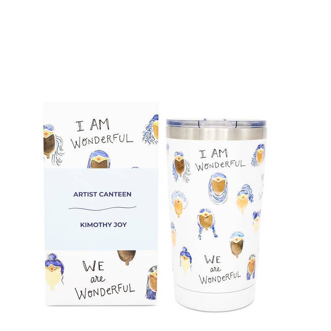 Konstnären Canteen x Kimothy glädje vi är underbara Tumbler 16oz för wholesale av Kimothy Joy