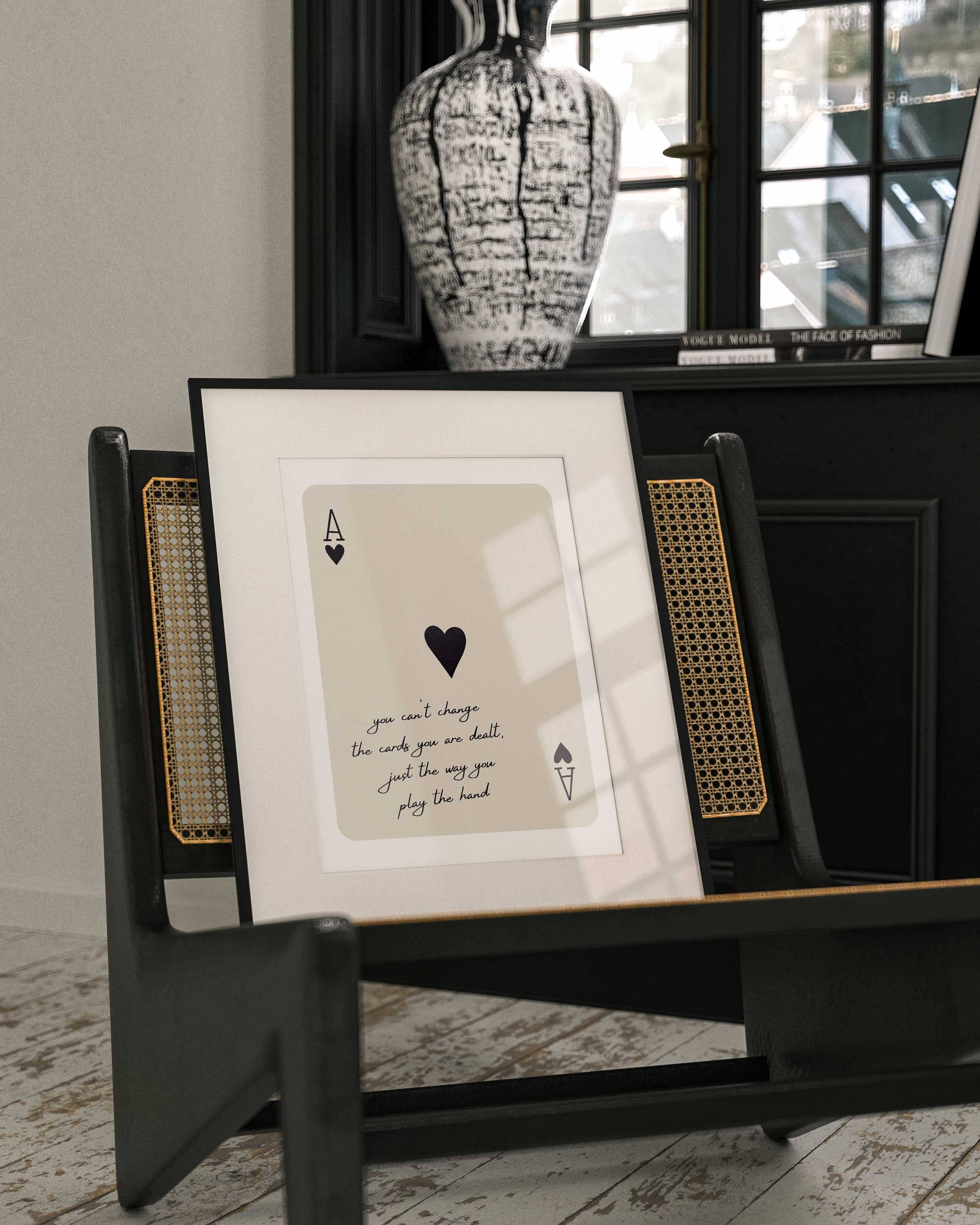 D'LUXE PRINTS - Wholesale Poster - The Cards You Are Dealt Print3