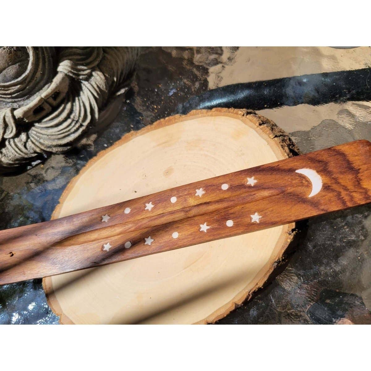 My Magic Place Shop - Wholesale Incense Holder - Wooden Ash Catcher Incense Holder/Hand Crafted Incense Burne7