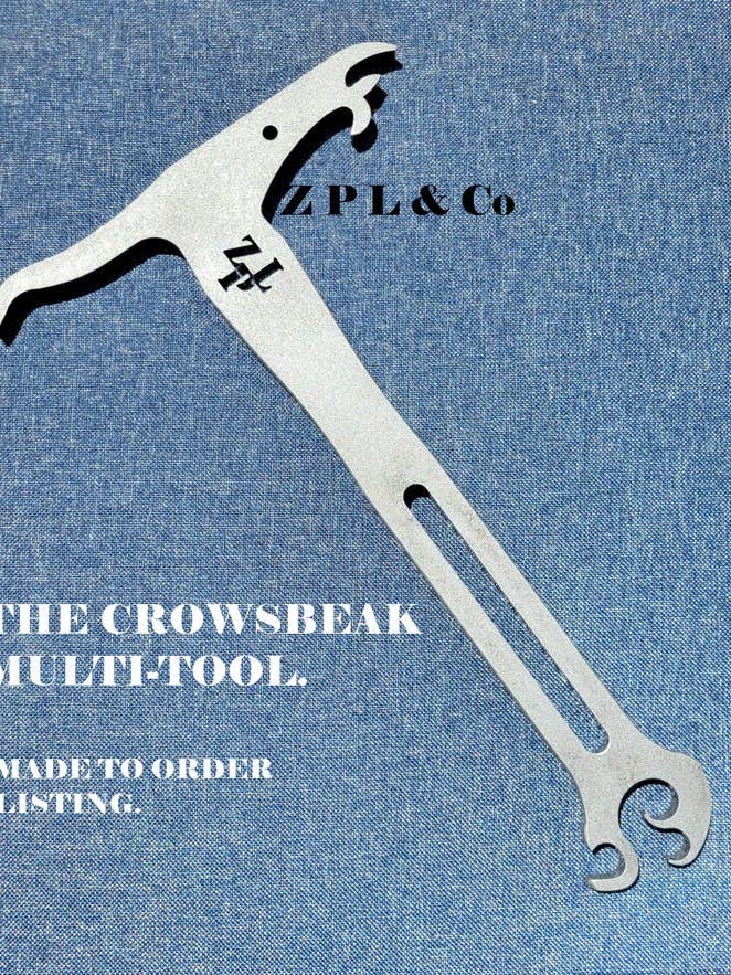 Solid Steel Campfire Cooking Multi-Tool: Grill Lifter, Fire Pit Tool - Made in USA for wholesale by Z P L & Co