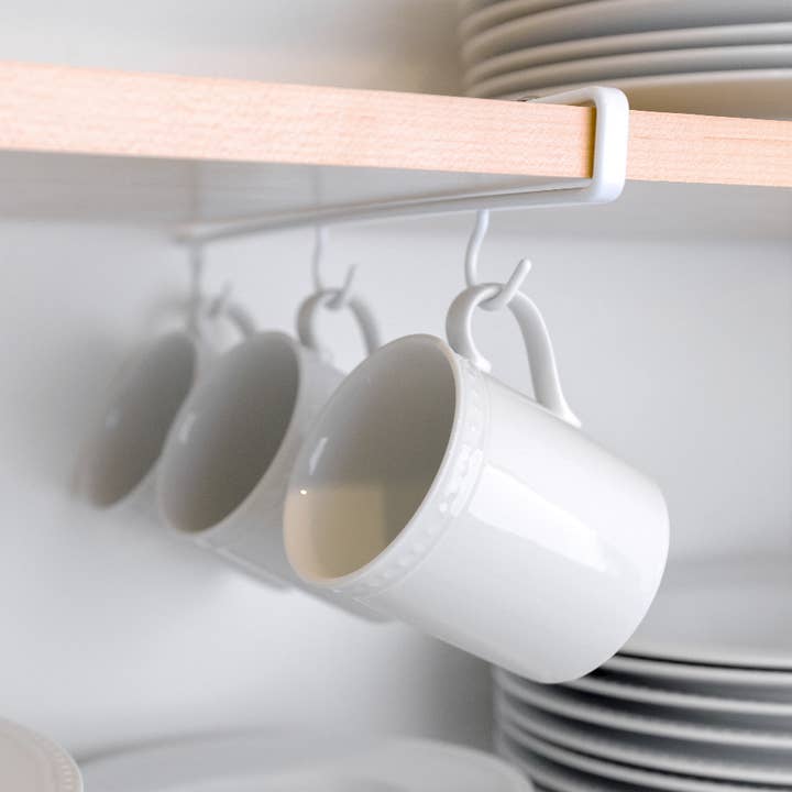 Better Houseware Corp. - Wholesale Kitchen Storage/Organizer - Undershelf Cup/Mug Hooks (Set of 2)6