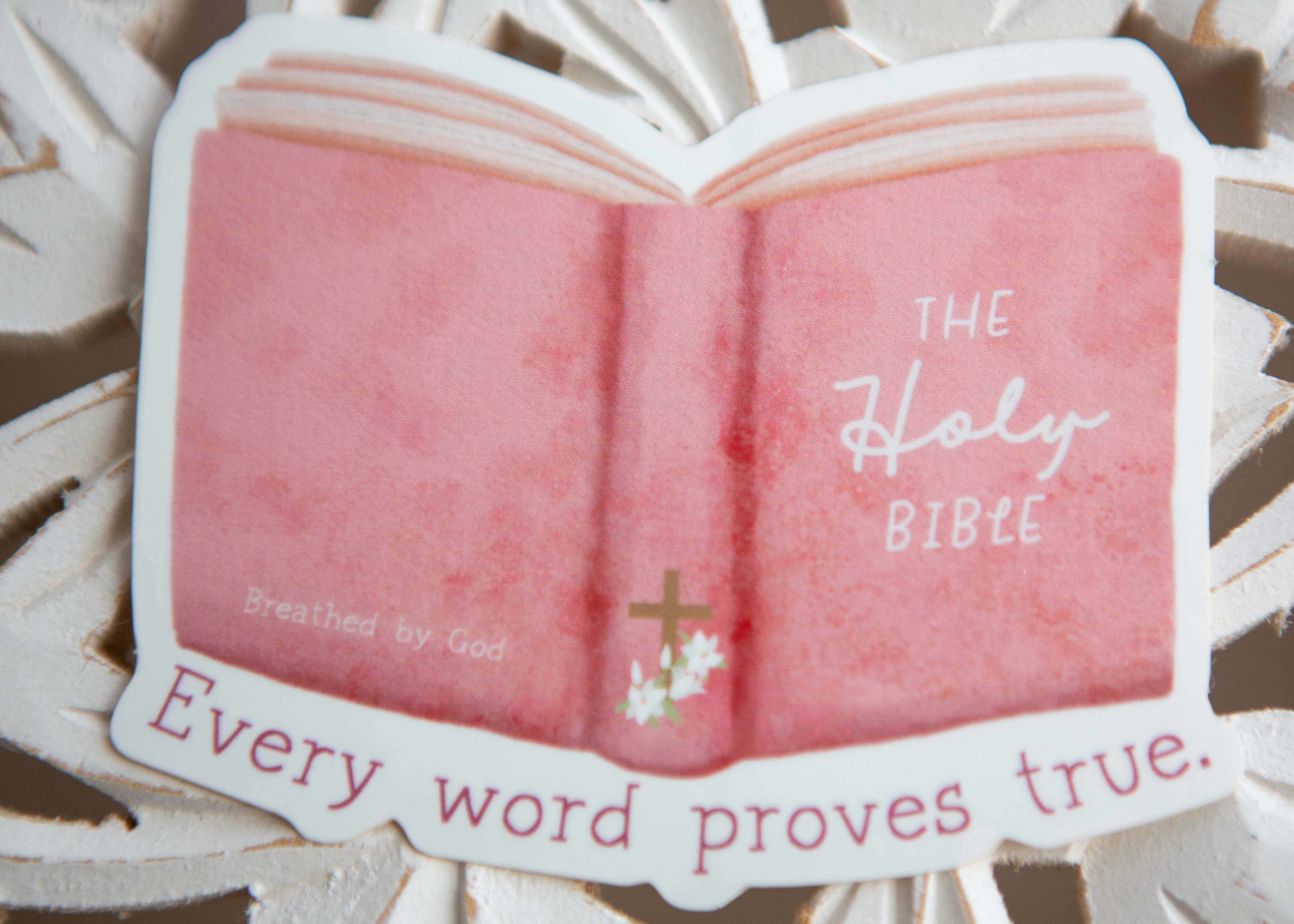 Chosen & Cherished - Wholesale Sticker - Holy Bible Christian Sticker1