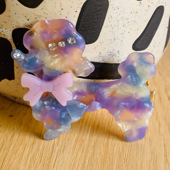 Cookie & the Dude - Wholesale Hair Clip - Women's - Poodle Hair Clip (imported)