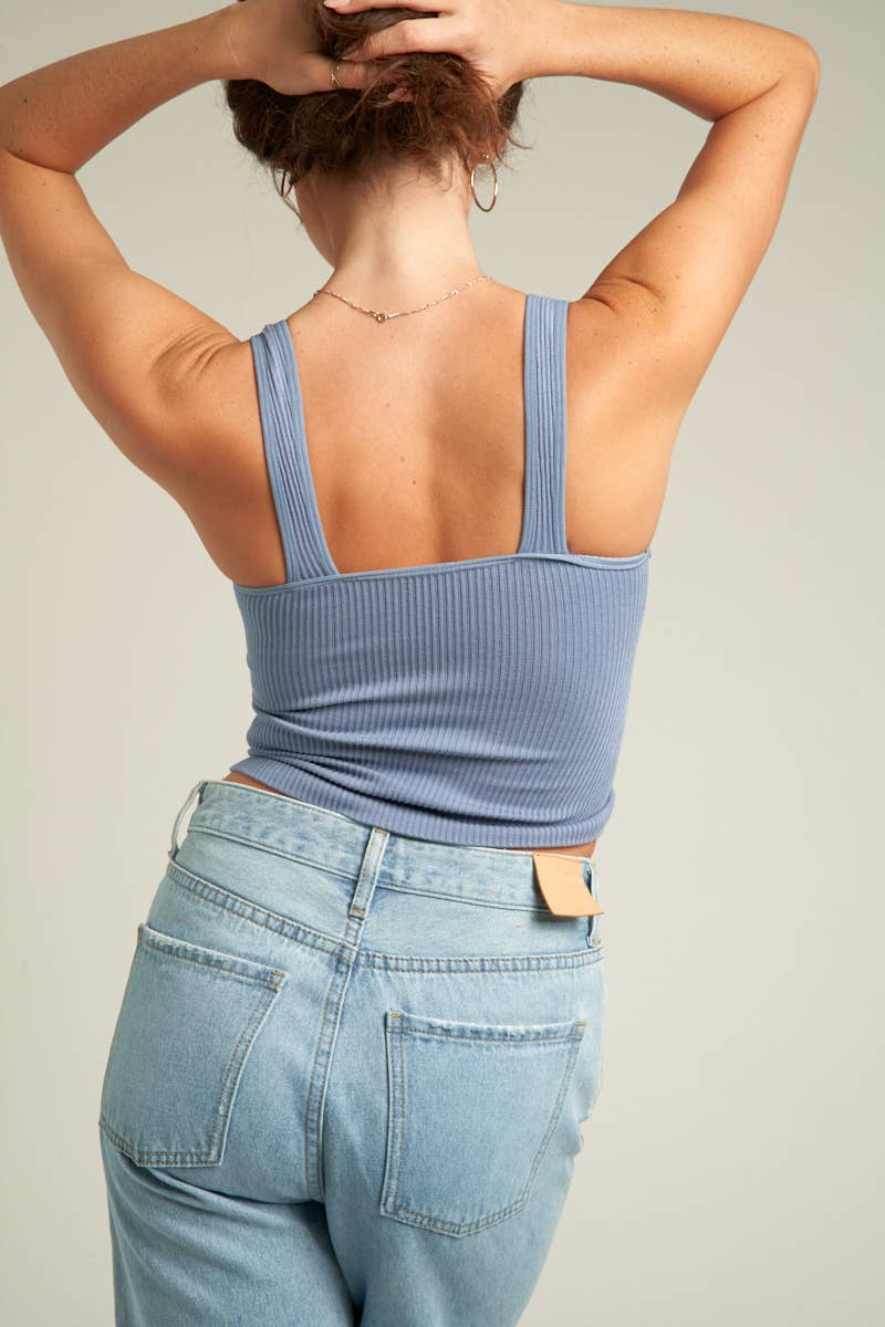 En Crème - Wholesale Tank Top - Women's - Padded Bra Top Tank Top3