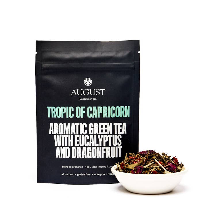 Tropique du Capricorne - Thé vert au fruit du dragon et melon pour la vente par August Uncommon Tea