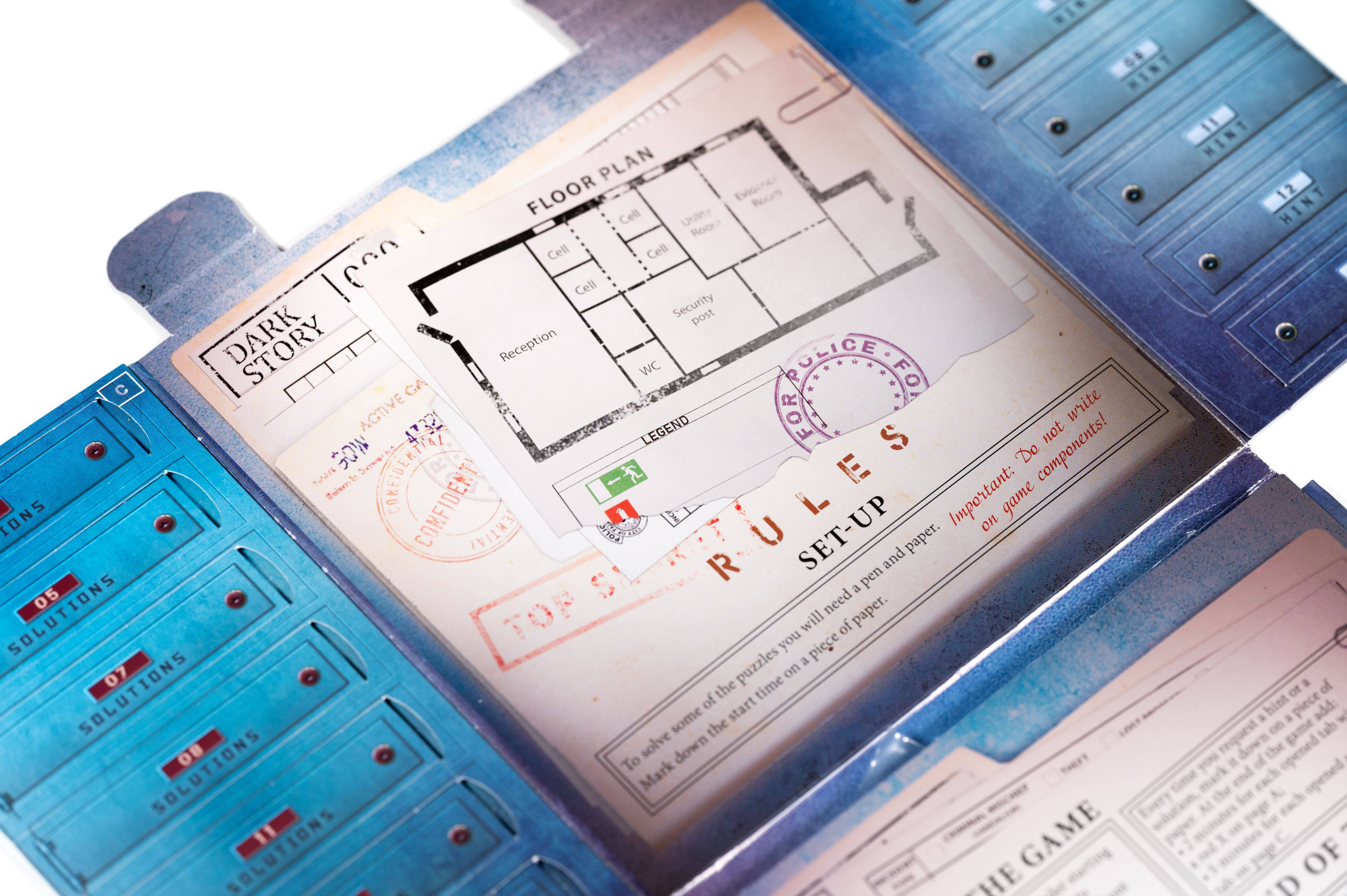 Alley Cat Games – Engroshandel Brætspil – Unfold: Dark Story - Escape room spil med unikke gåder3