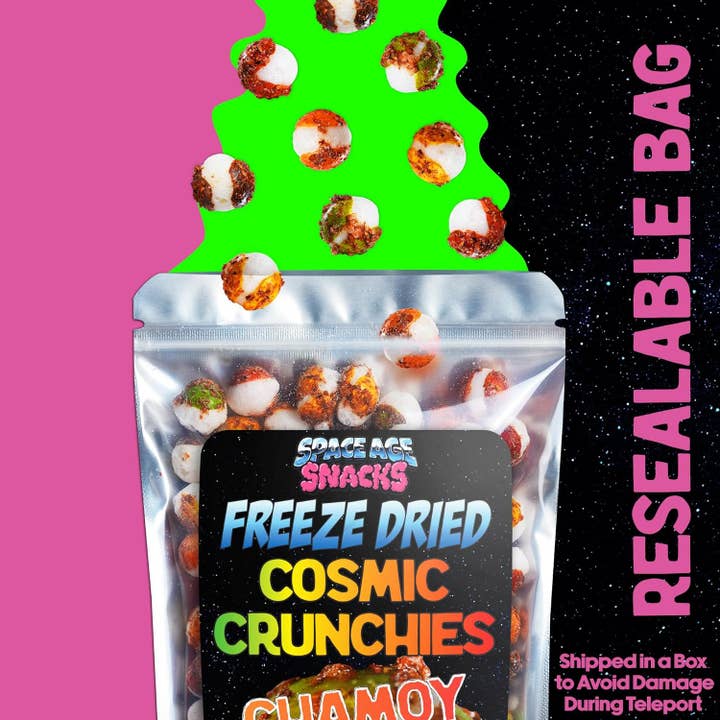 Space Age Snacks - Wholesale Hard Candy - Freeze Dried Chamoy Cosmic Crunchies (5 Ounce)3