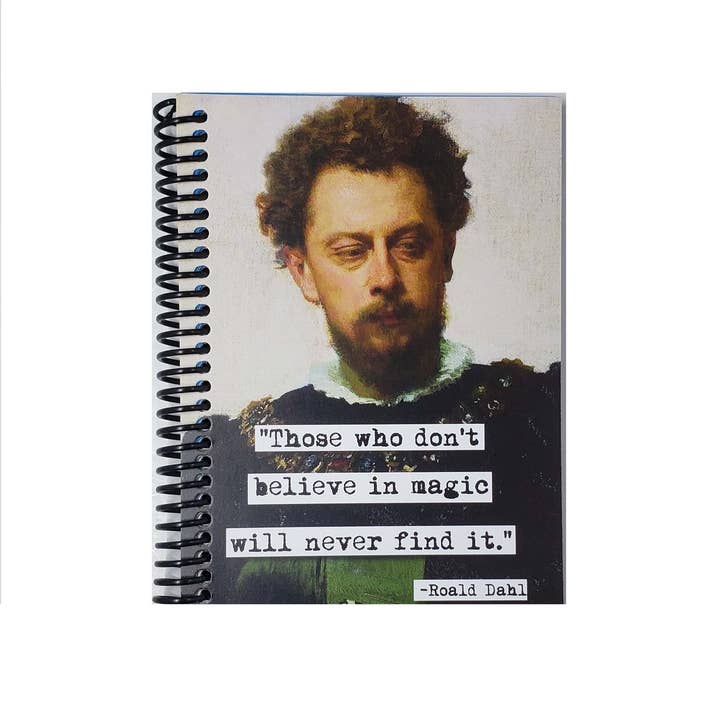 Roald Dahl Quote Blank Notebook for wholesale by ChicalooKate