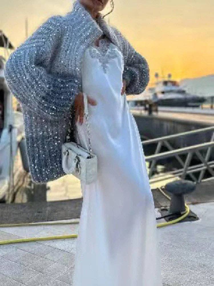 ShieldChic - Wholesale Knit Sweater - Women's - Long Sleeves Solid Color Sweater Tops2