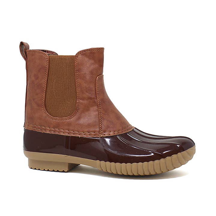 Yoki Fashion - Wholesale Rain Boots - Women's - Yoki Womens Dylan-81 Chelsea Rain Duck Boot